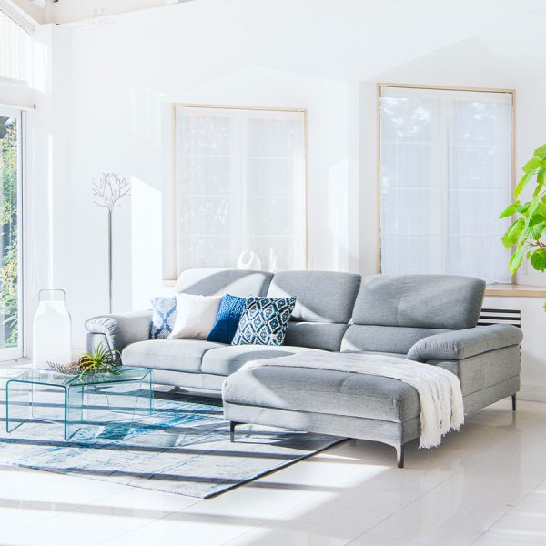 カウチソファ フープラF GY(ストック版)