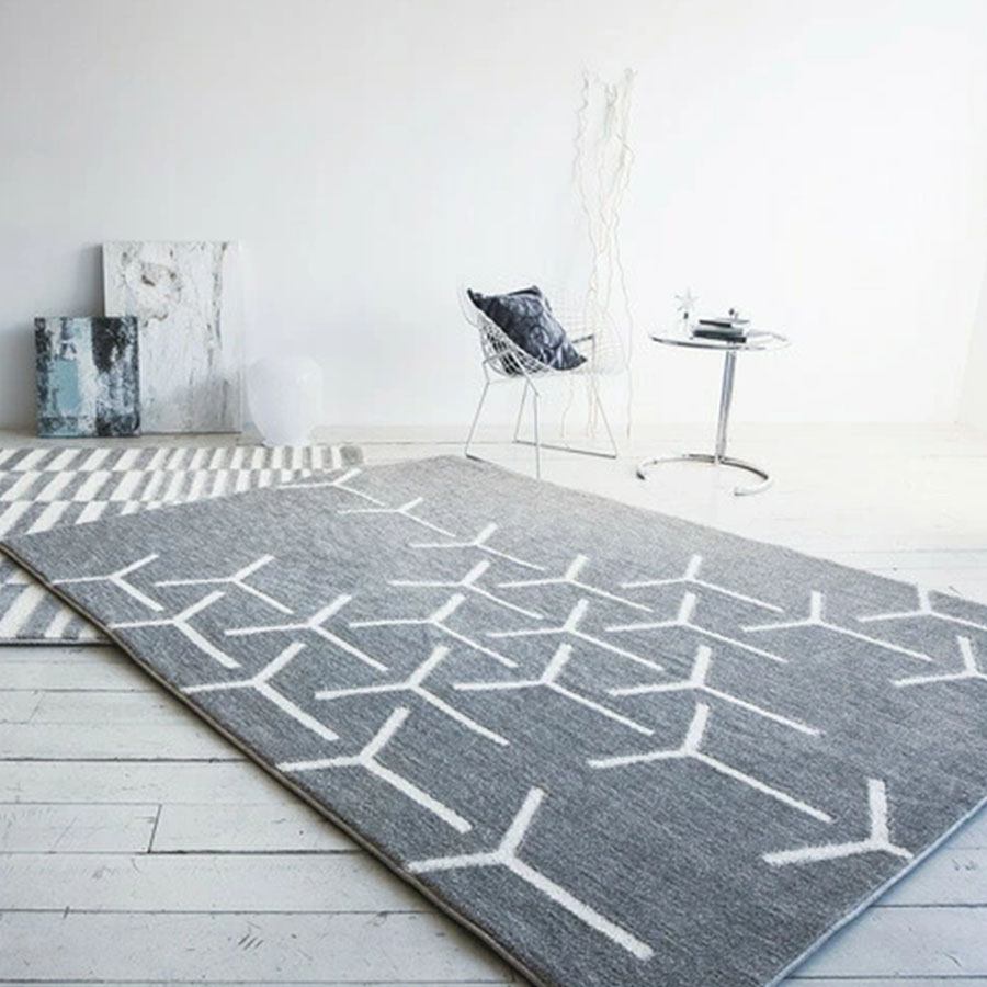 オシャレラグ　北欧風　うねうね　140x200CM オシャレラグ 北欧風 うねうね 140x200CM