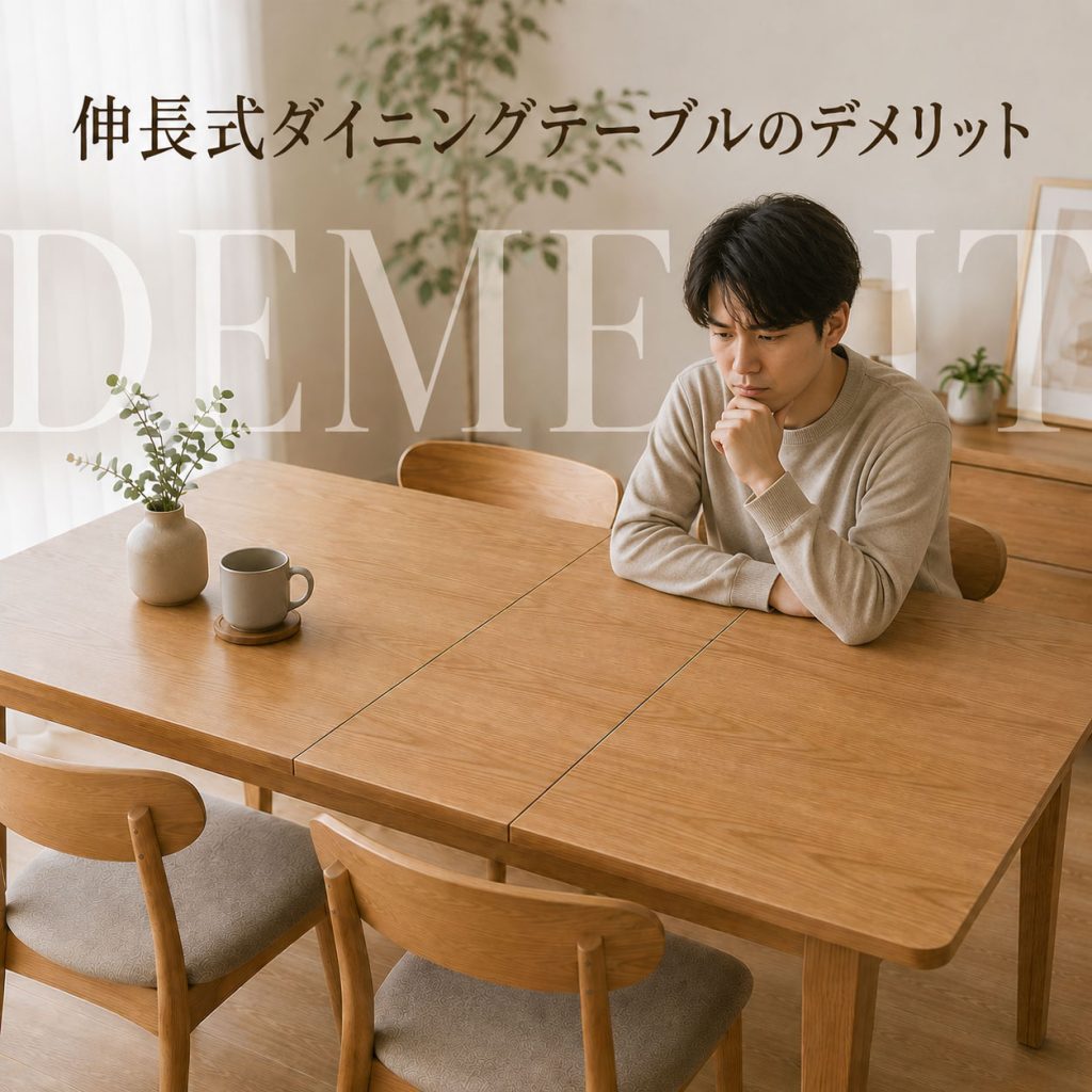 伸長式ダイニングテーブルのメリットとは？来客時にも便利なおすすめ