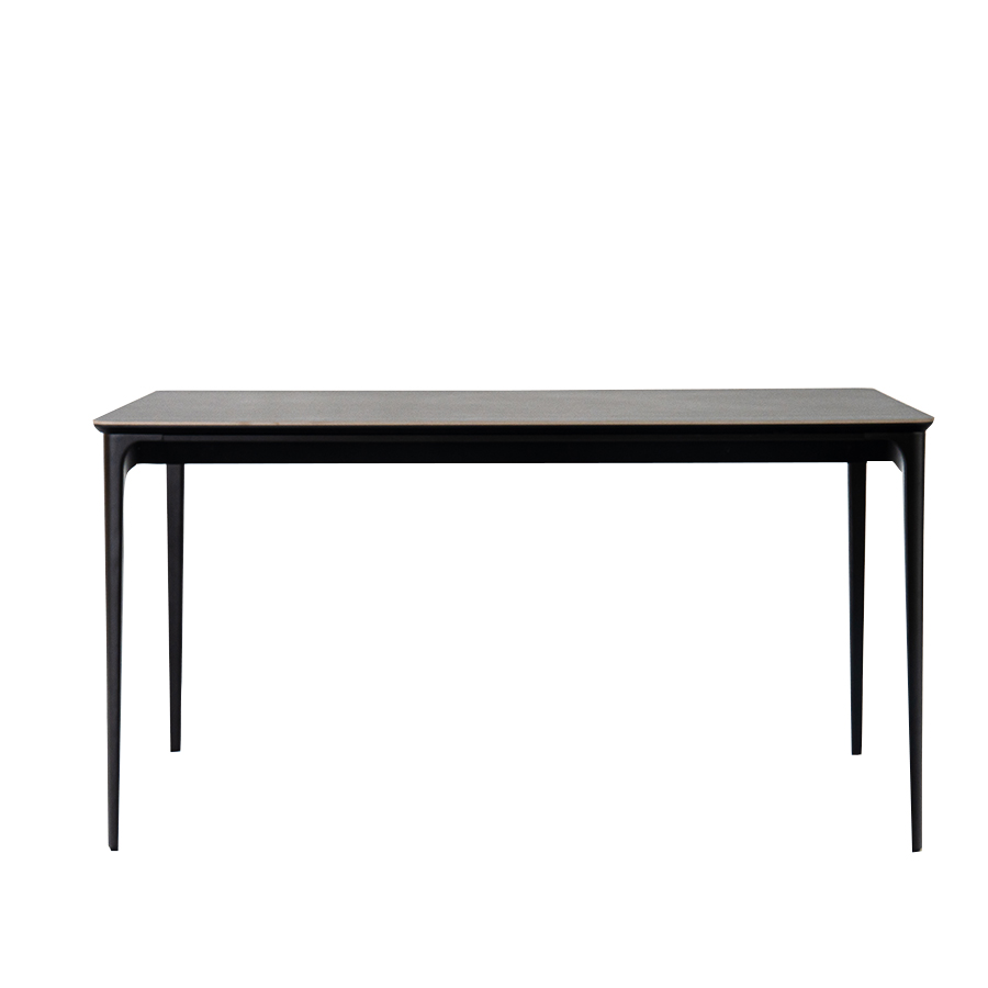 140cm　天板ブラック(BK)　正面