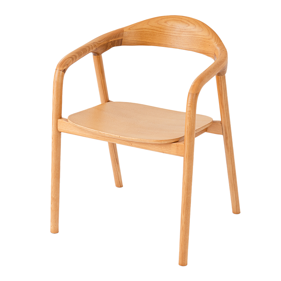 ダイニングチェア アルカ（板座）