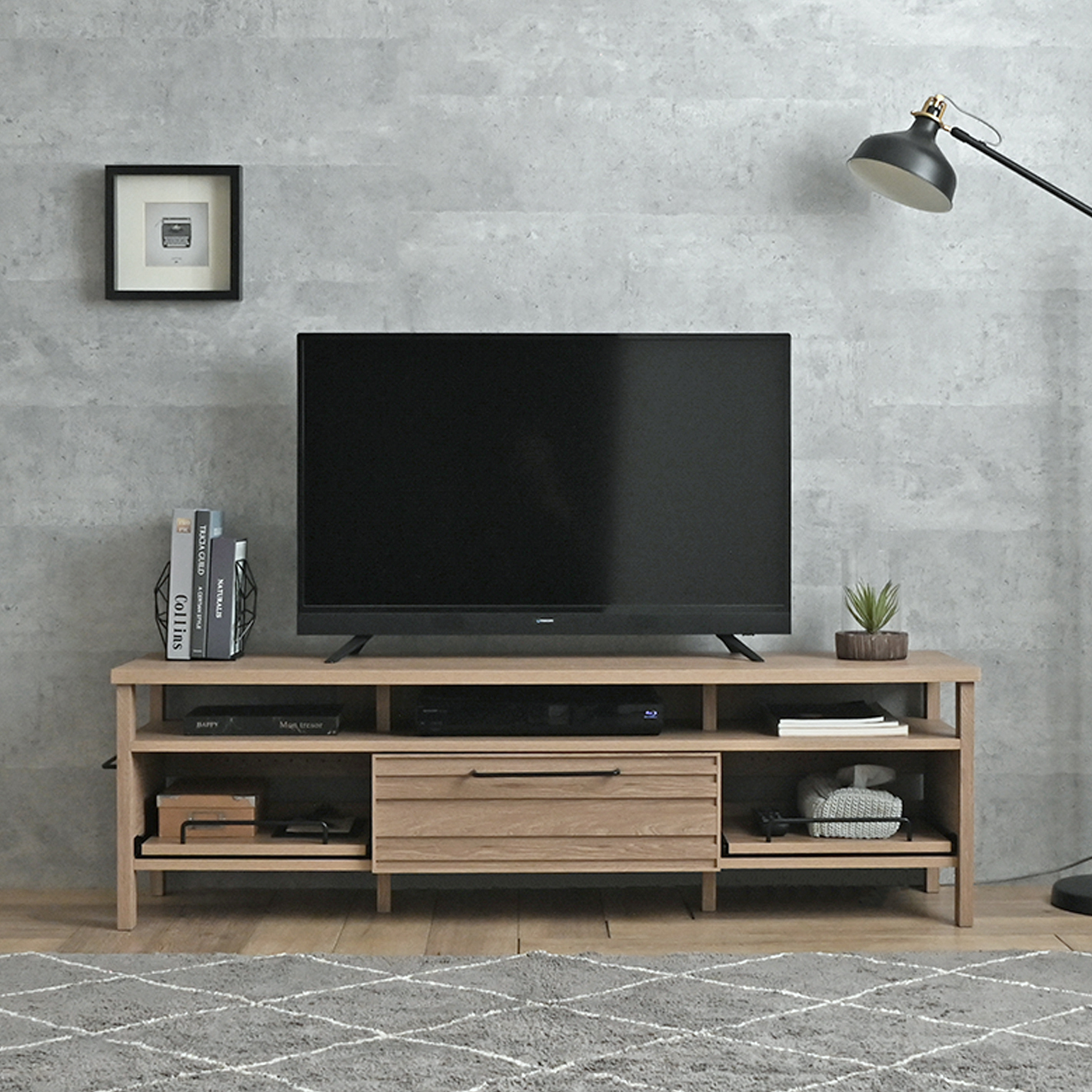 フォーフル LAFIKA（ラフィカ）テレビボード（150cm幅）