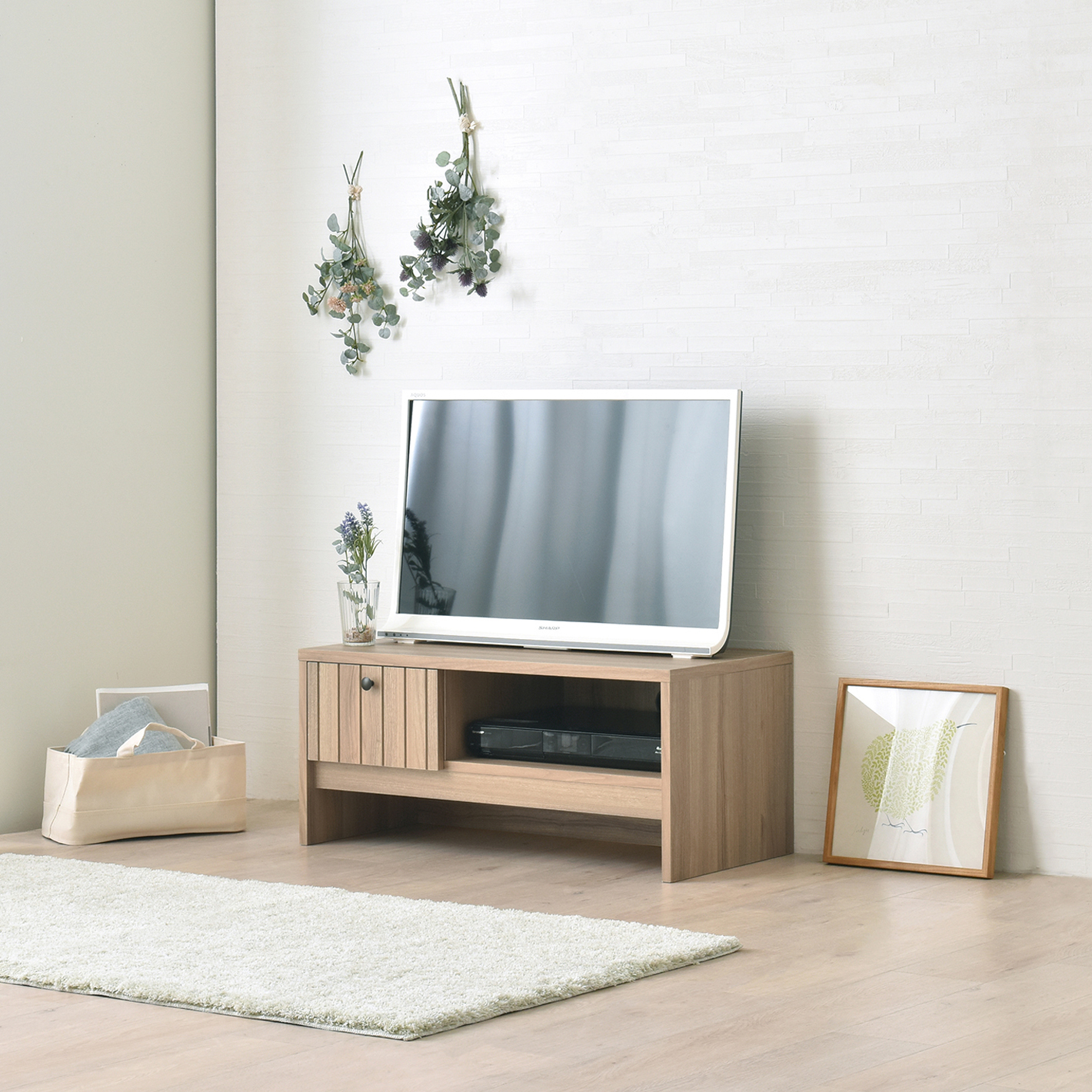 フォーフル TIFFY（ティフィー）テレビボード（80cm幅） TF35-80L 送料