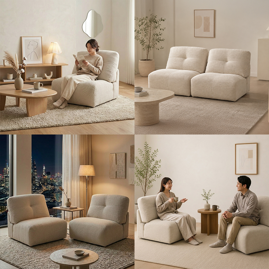 Mochi（モチ） ソファ｜ 1.25AL 【幅82cm】