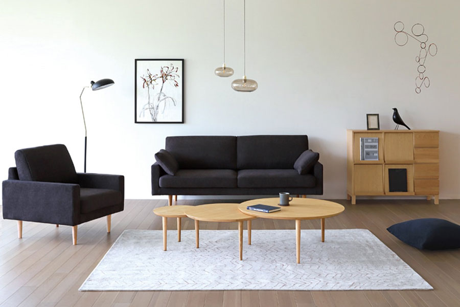 高野木工 LEO（レオ）ソファ 3人掛け