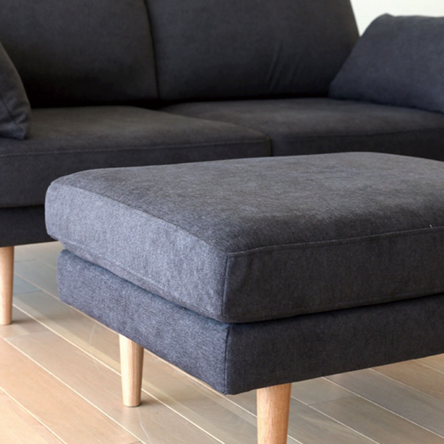 高野木工 レオ LEO ソファ オットマン グレー ウォールナット 高野木工 LEO（レオ）ソファ オットマン