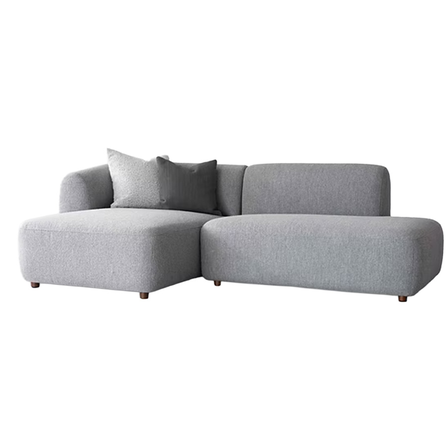 PENNY chaise m51（向かって左肘）＋open end m56（向かって左バック）、カラー：シルバー<br>TOTAL ¥313,500<p><span style="color: #d60000; font-weight: bold;">※完成イメージをご希望の場合は、別売りのタイプのソファを組み合わせてご使用ください。</span></p>