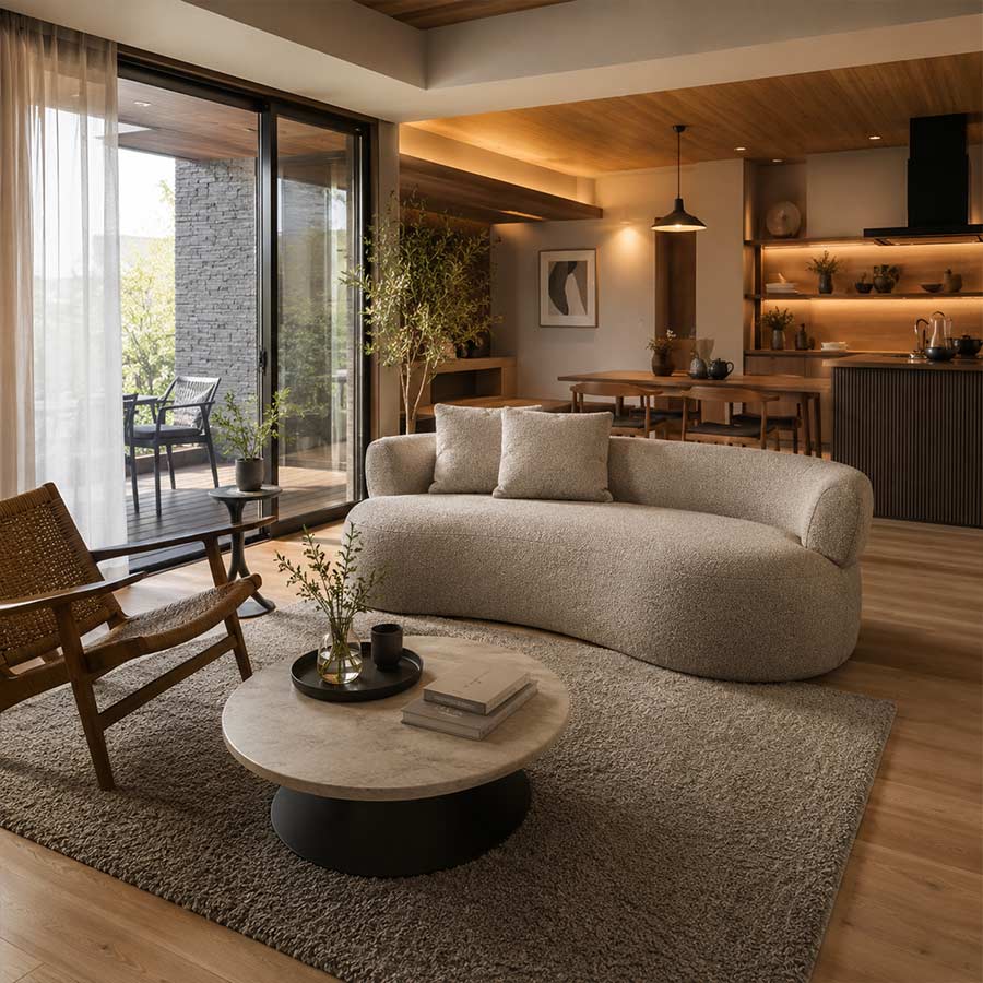 モーダ・エン・カーサ 3人掛けソファ ラグーン / LAGOON sofa