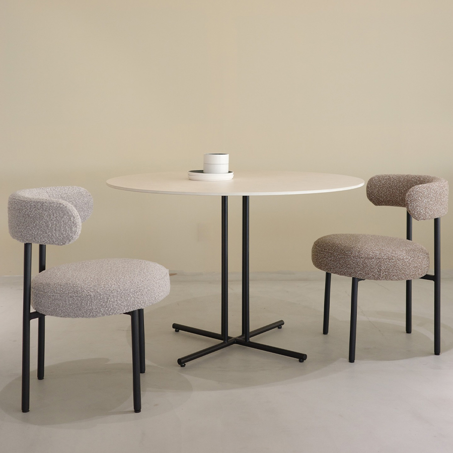 特価　MALIBU chair 黒ファブリックチェア(3脚も可:お値引可) モーダ・エン・カーサ マリブ チェア / MALIBU chair