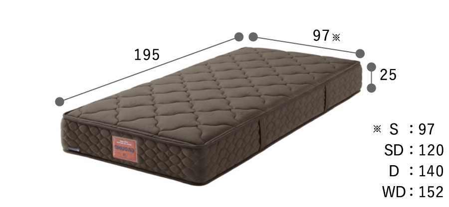 ウィドゥ・スタイル グランド マットレス｜かねたやオンライン
