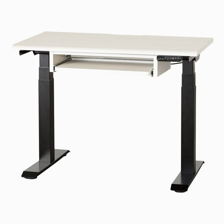 小島工芸 電動昇降デスク JDEA-100 スライドトレー付き（着脱可能）