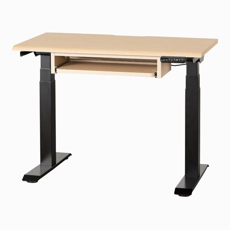 小島工芸 電動昇降デスク JDEA-100 スライドトレー付き（着脱可能）