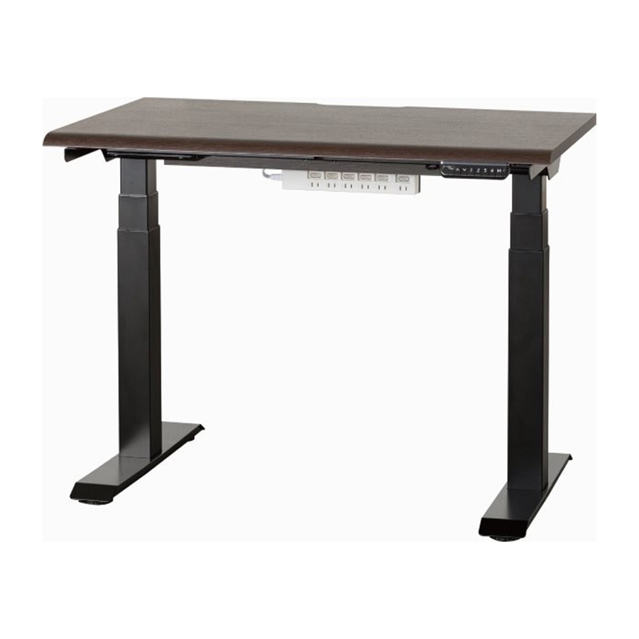 木目調　電動　昇降デスク 小島工芸 電動昇降デスク JDEB-100 スライドトレー無し