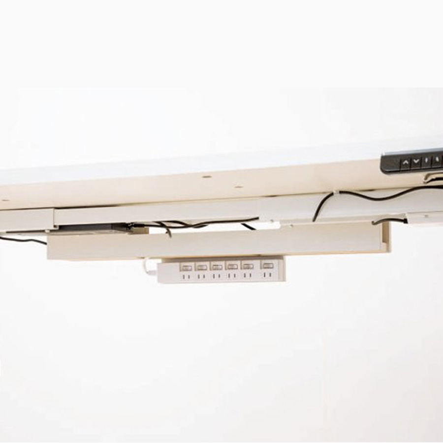 小島工芸 電動昇降デスク C1EA-100 スライドトレー付き（着脱可能