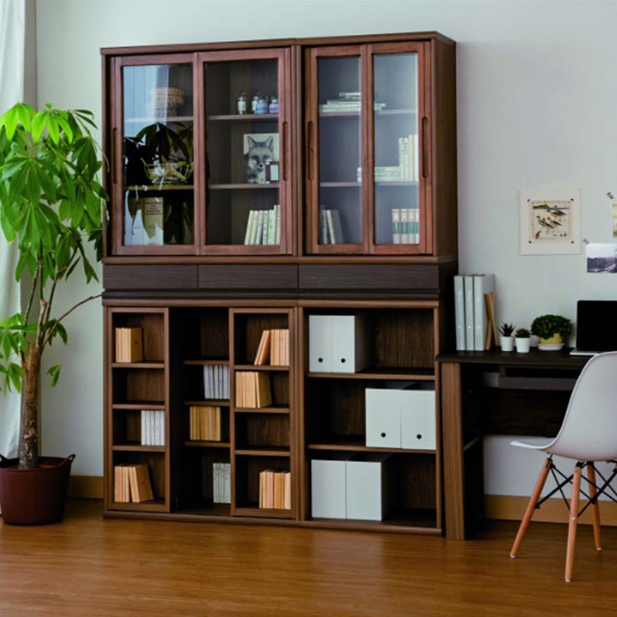 お値下げしました！上品な佇まいの古い本棚 小島工芸 書棚「ニューオファー NOF-60 オープン」幅60cm 全4色