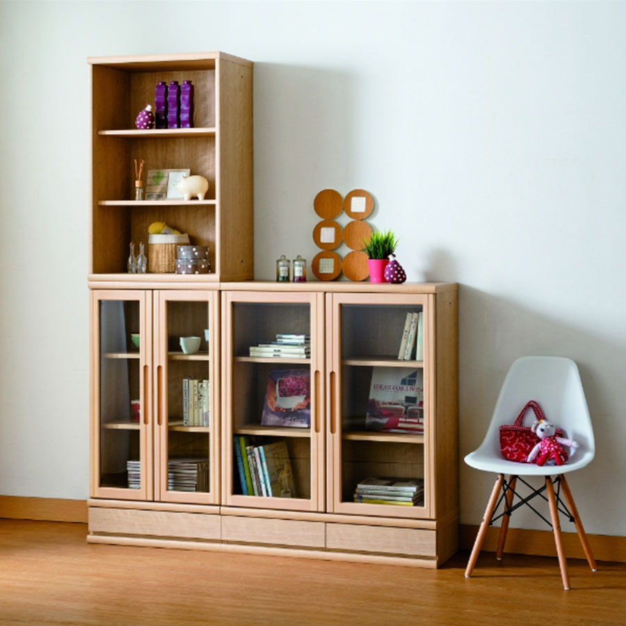 組み合わせ自由な収納棚