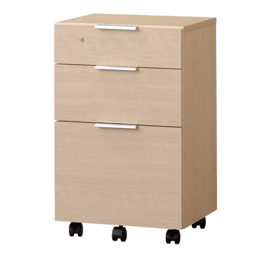 小島工芸 デスクワゴン「Com-5 C5D」ウォールモカ/ウッディウェンジ 小島工芸 デスクラック「Com-5 C5D」USBポート付き ウォールモカ