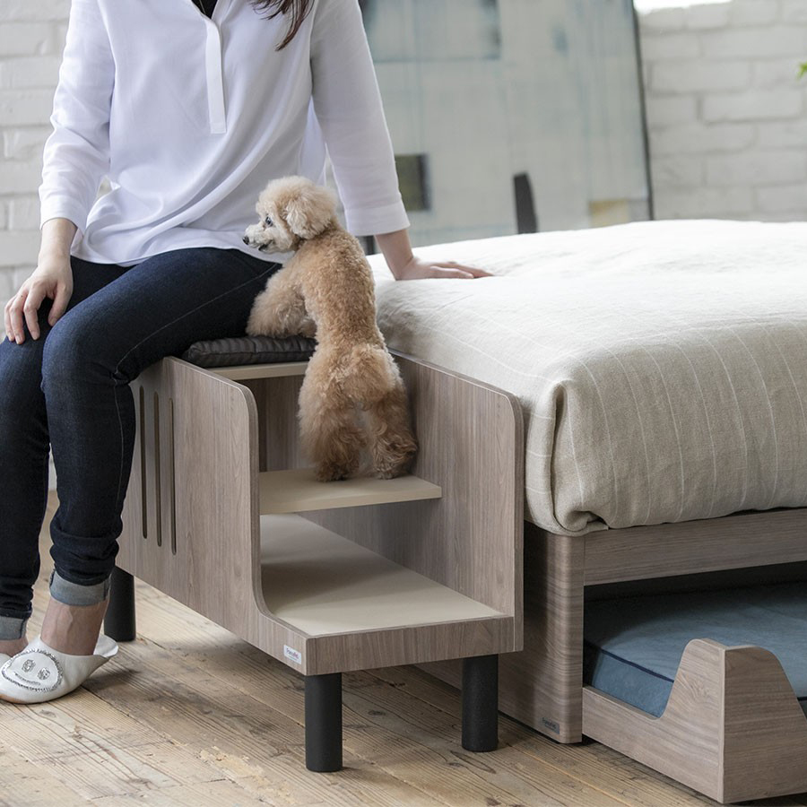 ペットステップベンチ 犬 猫 階段 飛び降り防止 ペット家具 フランス