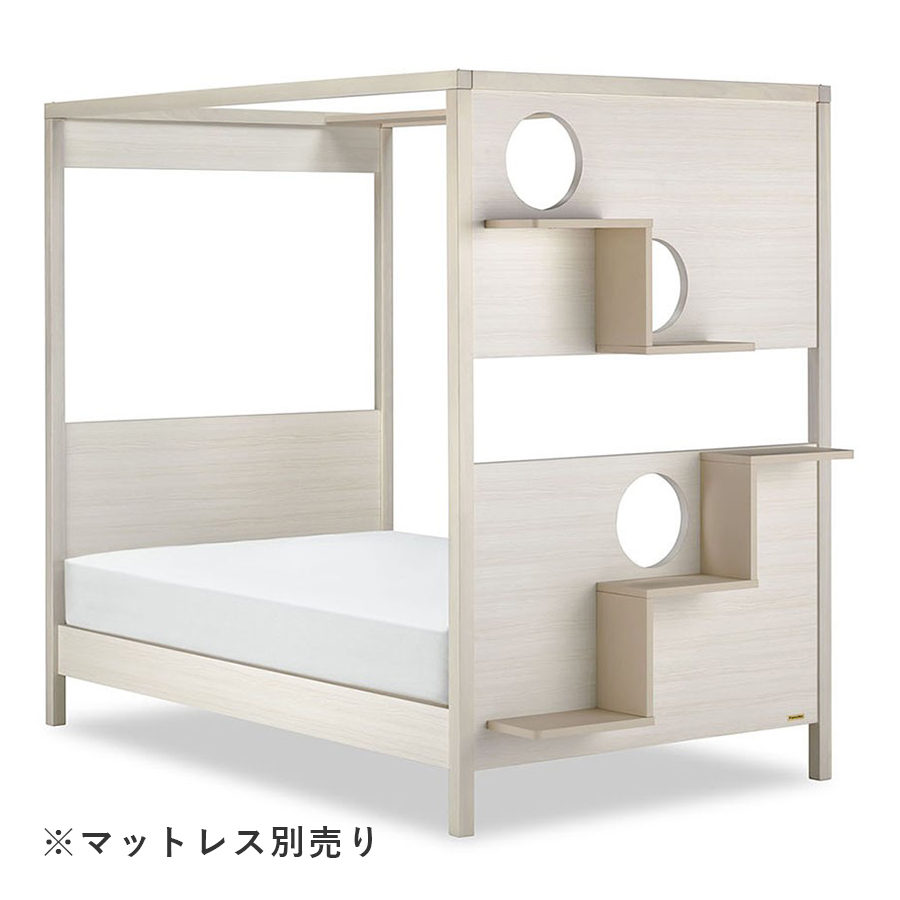 ※ 本商品はベッドフレームのみの販売です。マットレスは付属しません。（写真はセミダブルサイズ）