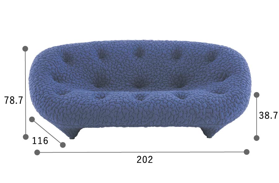 リーンロゼ ロゼプルム プチ2人掛け／2人掛け