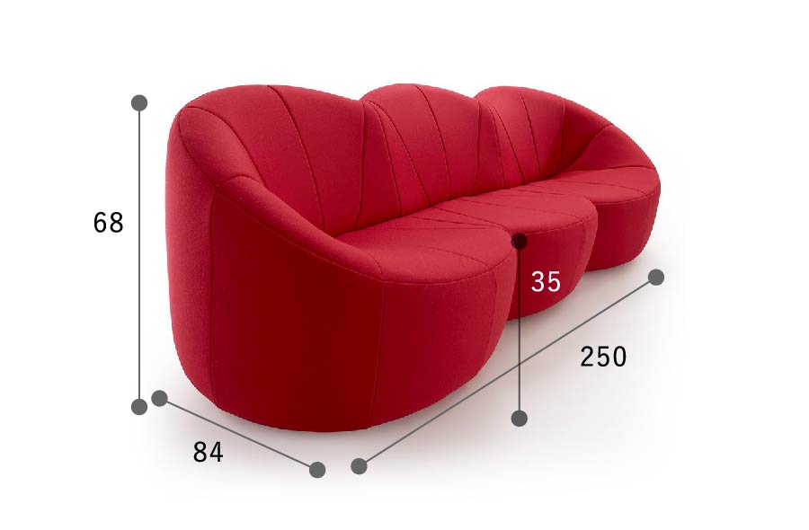 リーンロゼ　パンプキン　ワインレッド  2脚セット リーンロゼ パンプキン ワインレッド 2脚セット ligne roset リーン