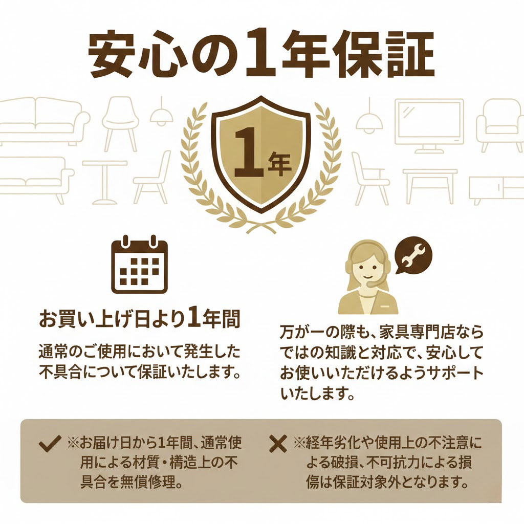 １年保証