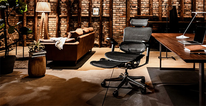 Ergohuman（エルゴヒューマン） PRO2 Ottoman ブラックフレーム EHP2