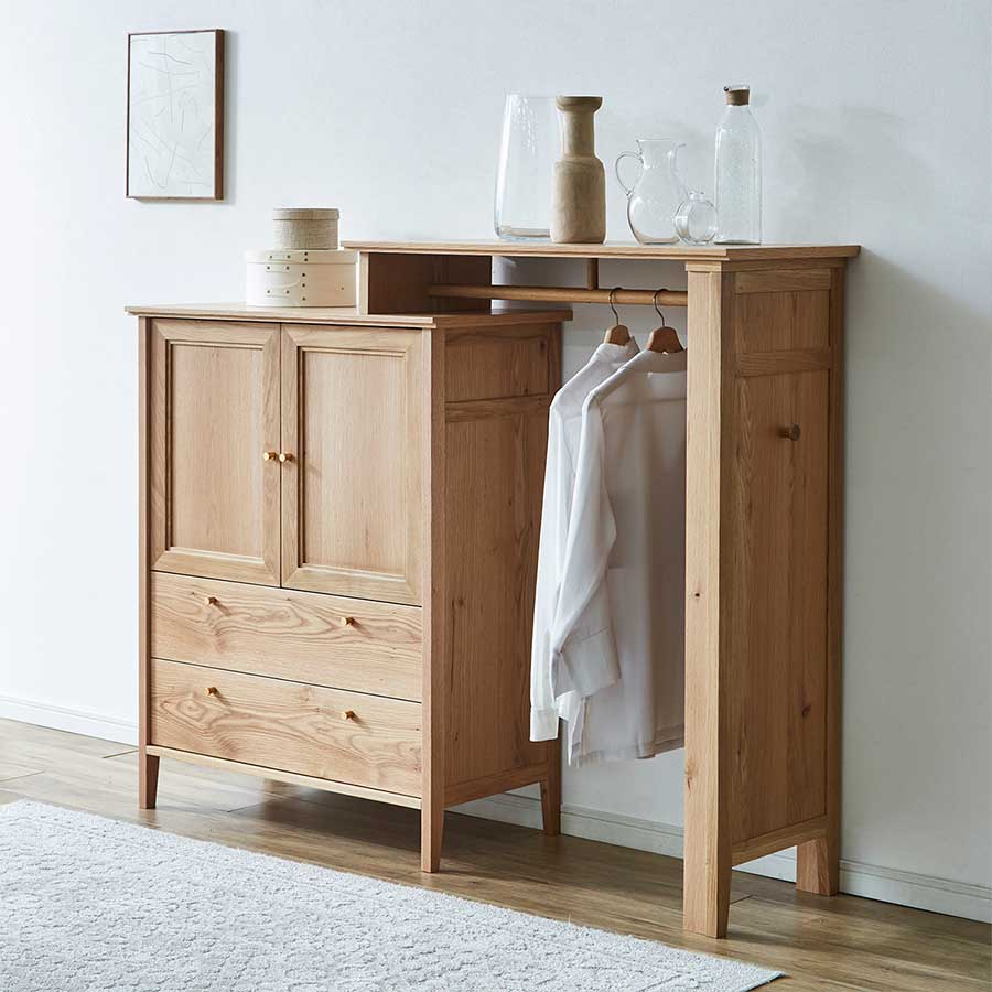 InRoom センターチェストハンガー オーク InRoom LIETO インルーム リエート チェスト