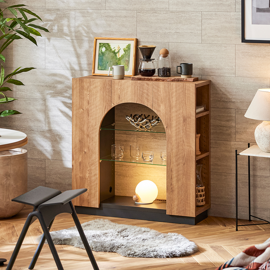 モーブル マントルピース 90シェルフ ロータイプ