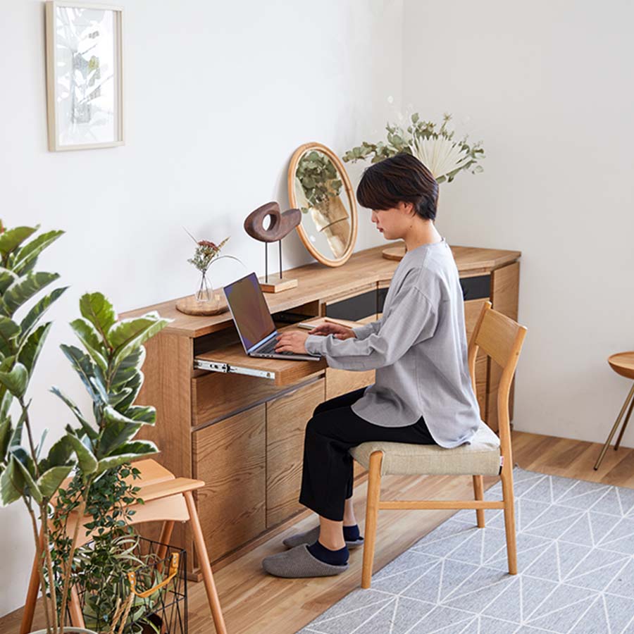 スライドカウンターを高さ70㎝のところに設計