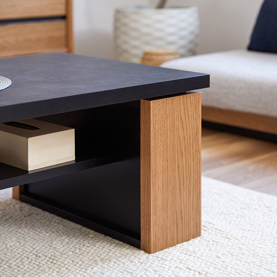 モーブル Meuble リビングテーブル MLT-233 ウォールナット引取限定