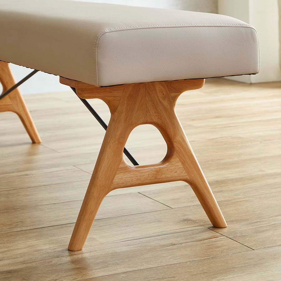 脚：オーク無垢材