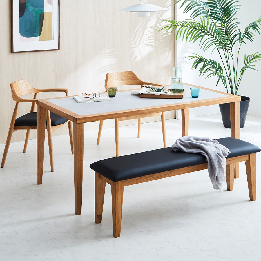 アイロスジャパン ダイニングテーブル Leap（オーク/メラミン天板）