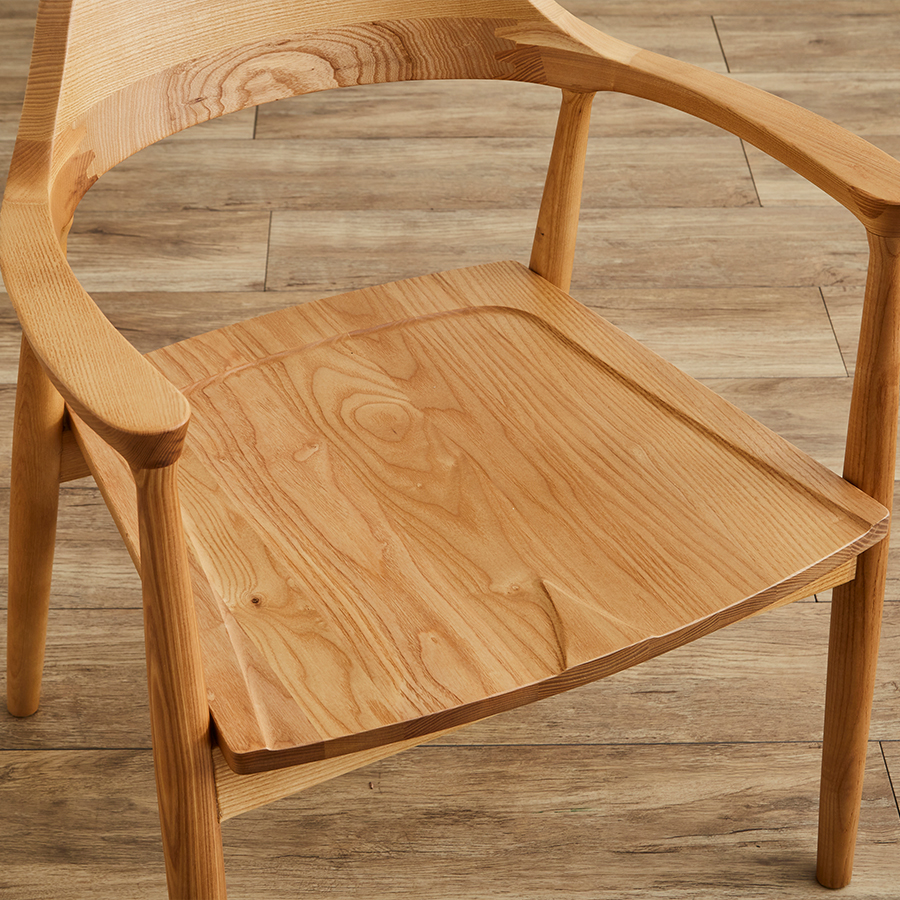 アイロスジャパン リープBチェアー OAK色 ダイニングチェア 北欧スタイル アイロスジャパン ダイニングチェア Leap 板座 chair
