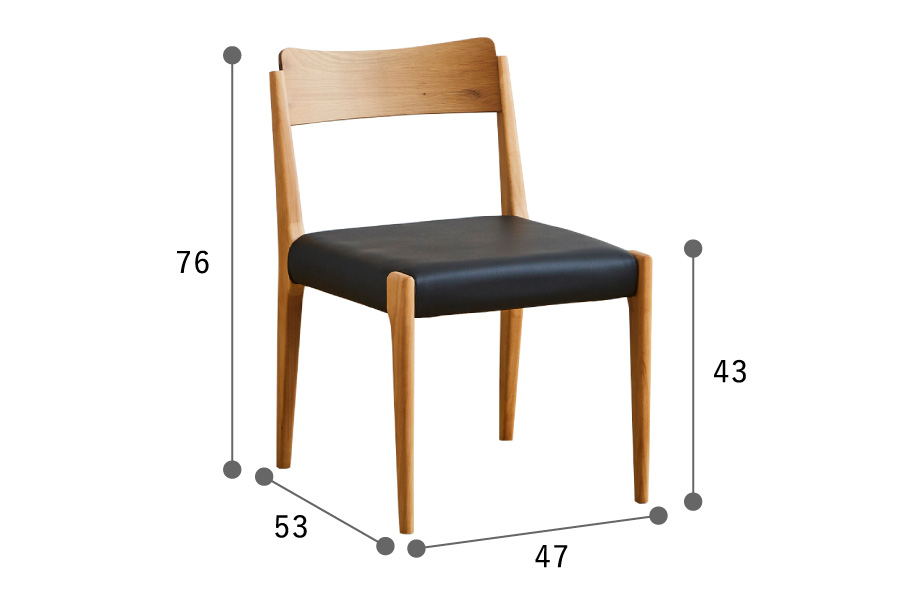 アイロスジャパン ダイニングチェア Leap C chair