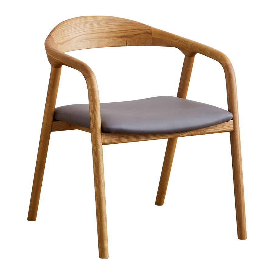 アイロスジャパン リープBチェアー OAK色 ダイニングチェア 北欧スタイル