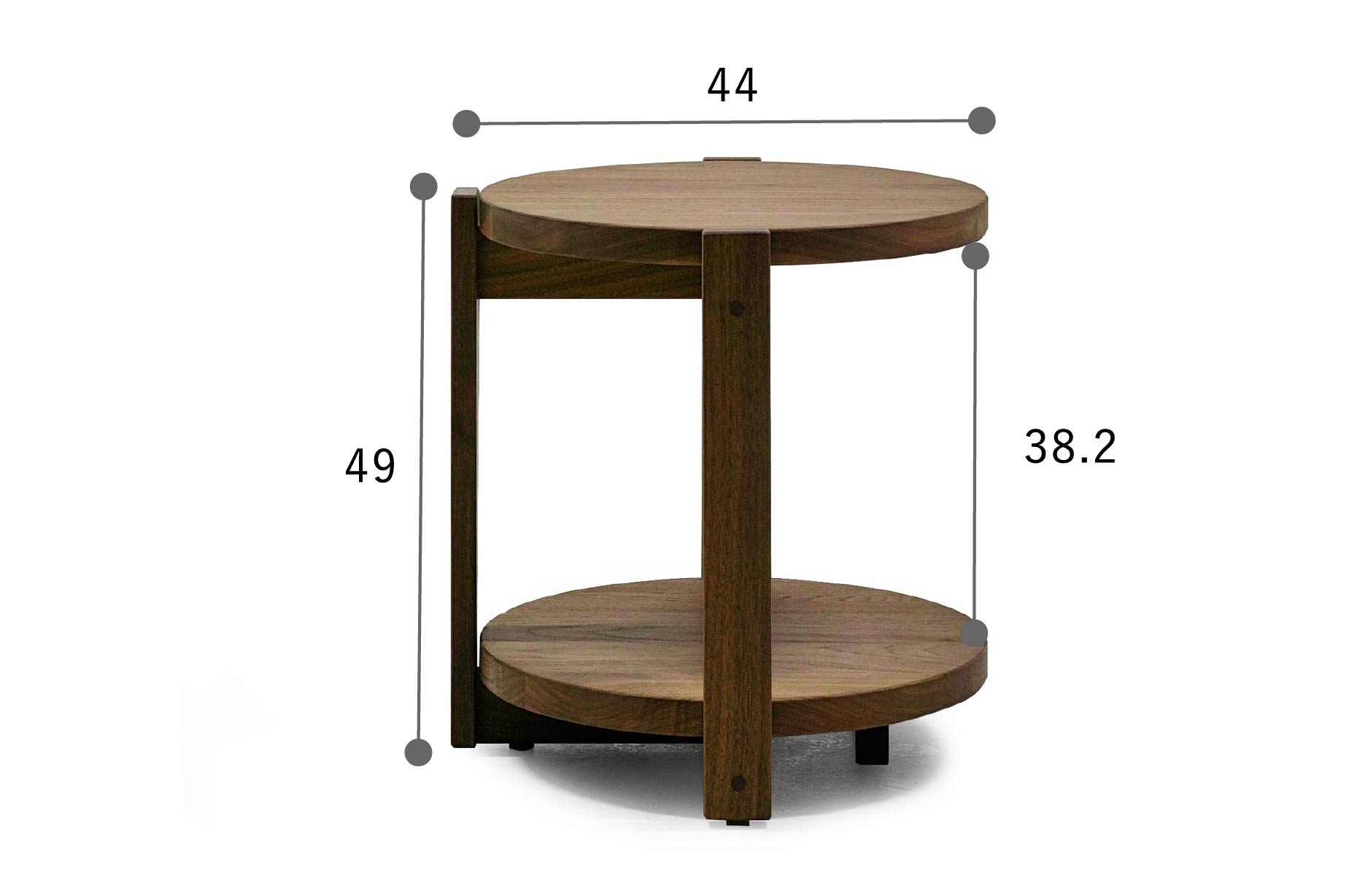 横浜市　アンティーク　サイドテーブル ダークブラウン マスターウォール サイドテーブル プットPTST49 PUT SIDE TABLE