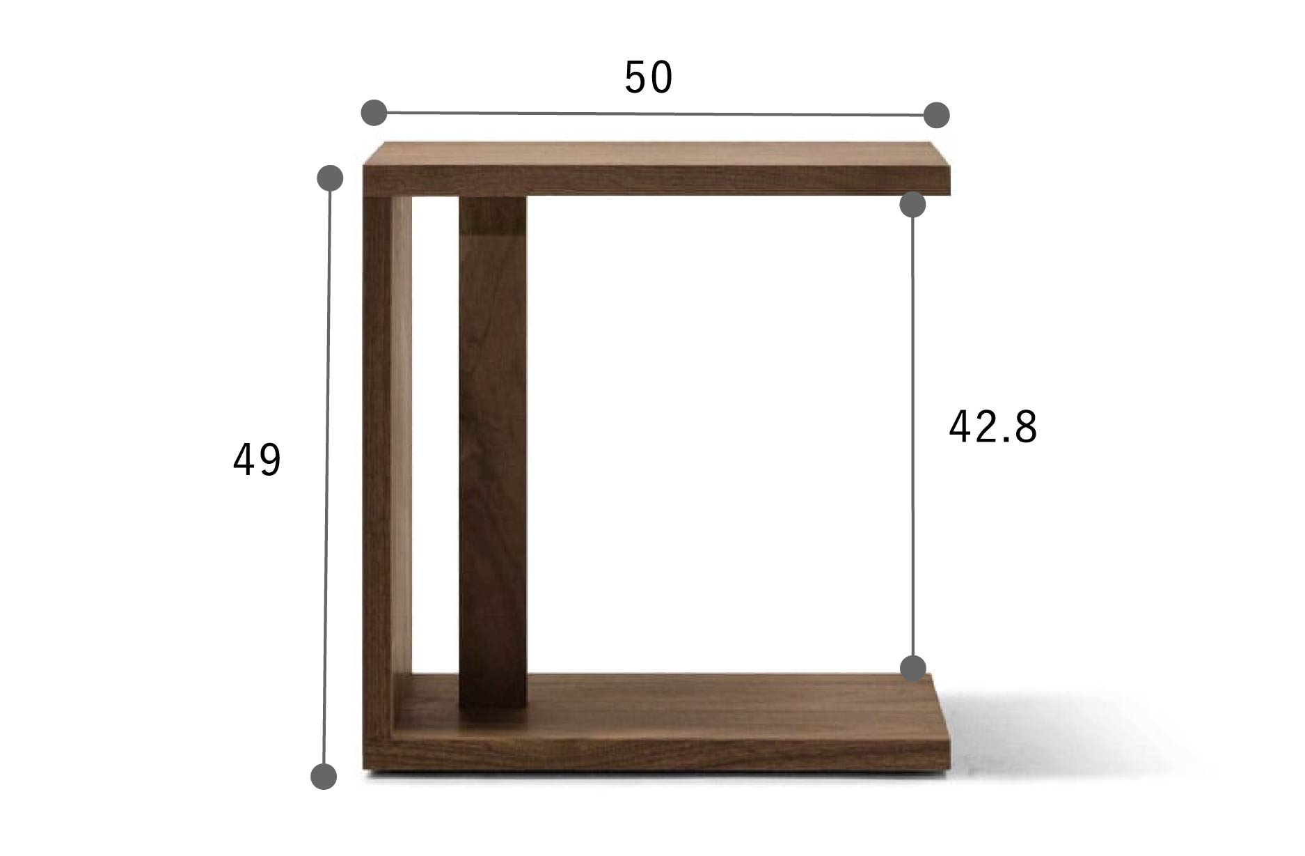 マスターウォール サイドテーブル ペグ PGST49 PEG SIDE TABLE