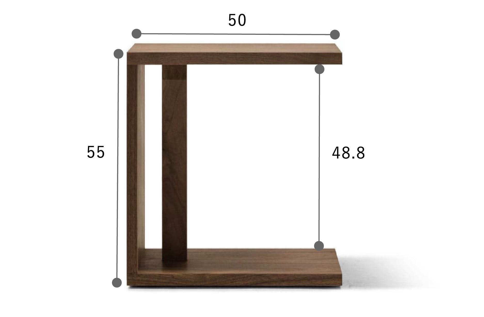 マスターウォール サイドテーブル ペグ PGST40 PEG SIDE TABLE