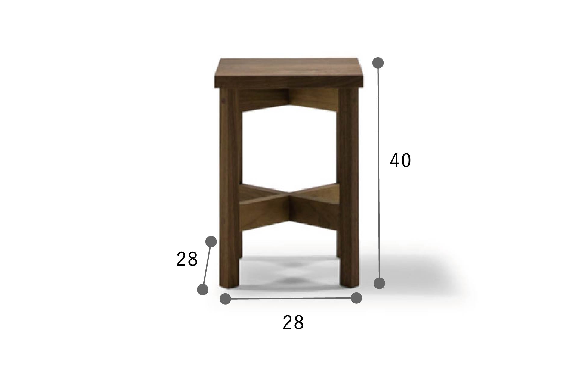 マスターウォール トゥルム スツール TURM STOOL ウォールナット