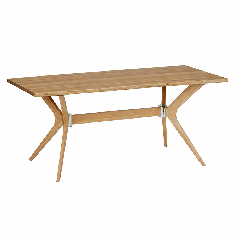 サンキコーポレーション　KR　190テーブル  木天板 LBR/LBR