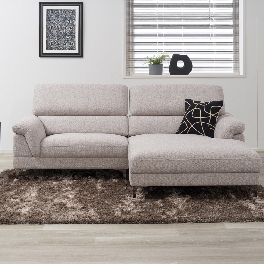 カウチソファ フープラF 幅232cm BE