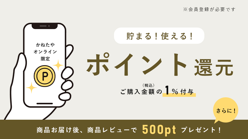 かねたやポイントスタート！