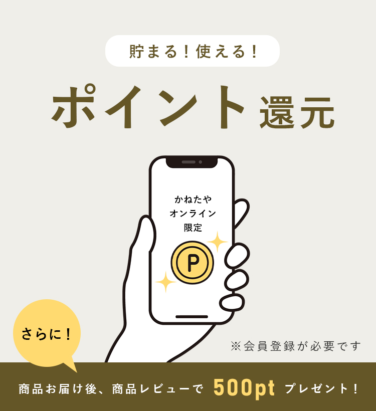 かねたやポイントスタート！